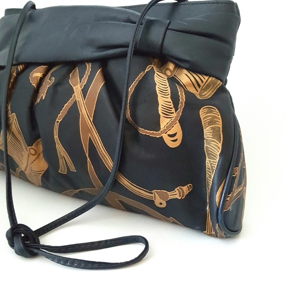 Vintage Park Avenue Equestrian Leather Handbag Bag - Picture 5 of 8